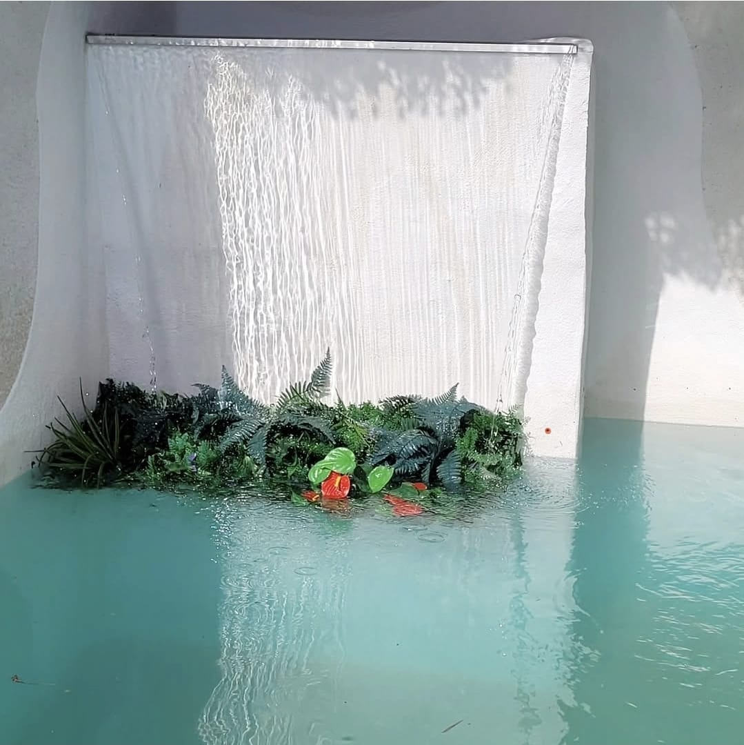 Lame d'eau & mur végétal
